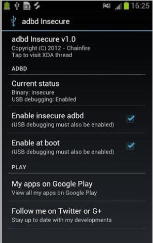 ADB:adbd Insecure  1.2 app؈D