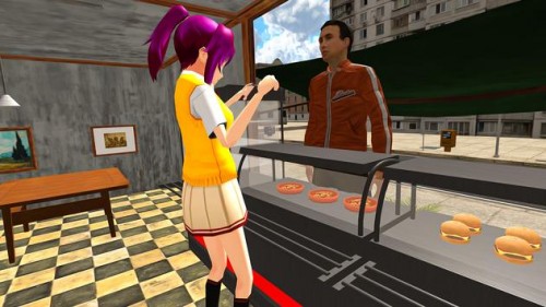ŮӸЄУ@ ׿棨Anime Girl High School Games؈D