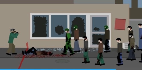 ƽ潩ʬFlat Zombie Cleanup Defense؈D