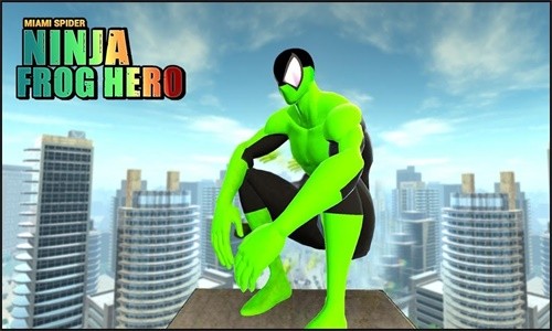 ~֩ӢۣMiami Spider Ninja Frog Hero؈D