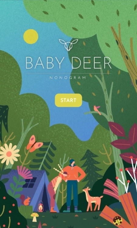 H۵¹Deer My Friend -  Nonogram؈D
