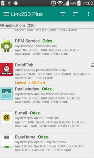 Link2SD ׿dapp؈D