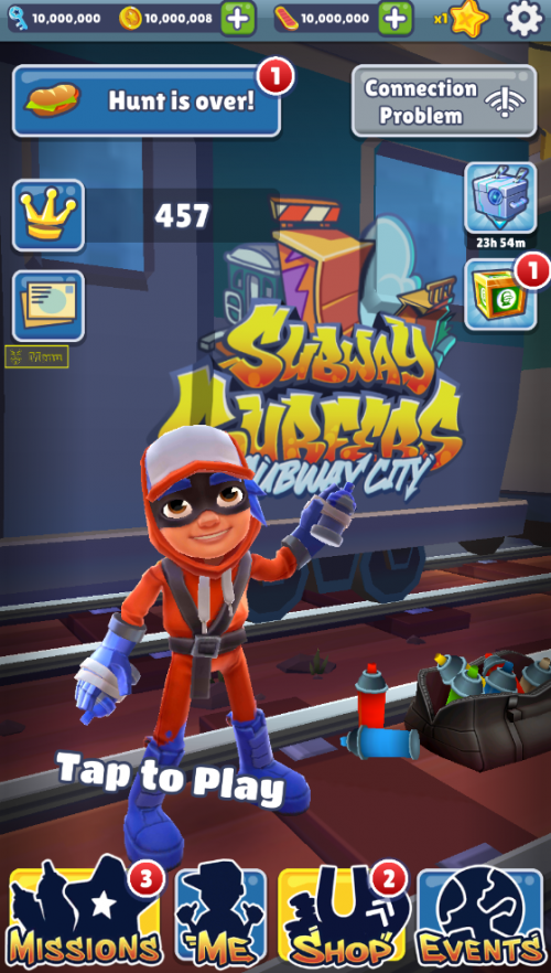 Fܿ186(g)ɫȫi(Subway Surf)ΑAPPd؈D