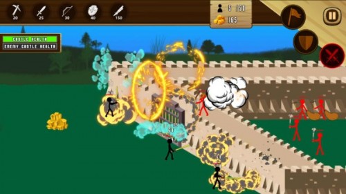 ˳Ǳ܊Α(stick army castles)؈D