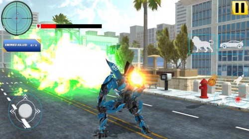Ӣw{C׃ΣLion Robot Transformation؈D