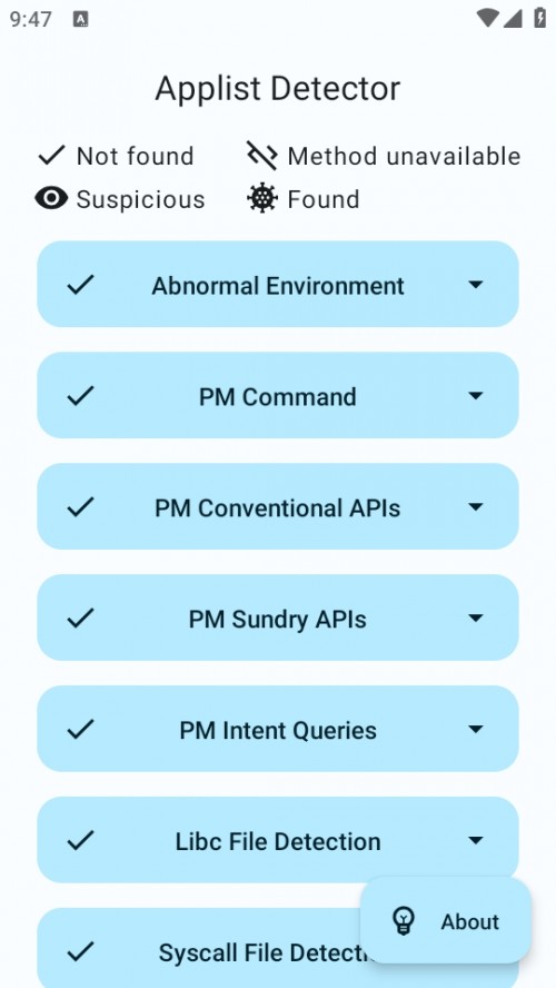 бzy°棨Applist Detector؈D
