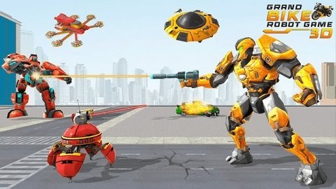 ĦЙC𠎣US Robot Bike Transform Shooting GameΑAPPd؈D